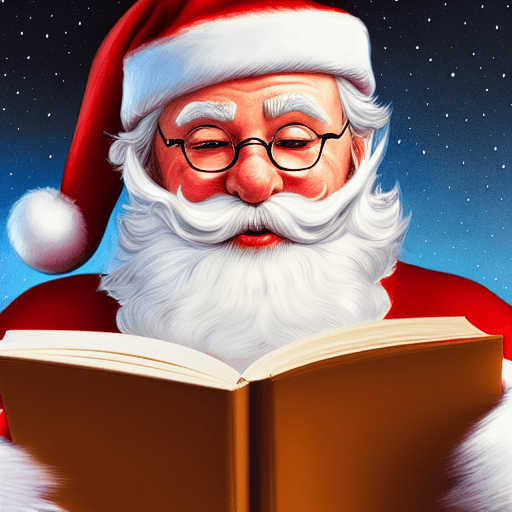 Santa-Claus-Face-Reading-A-Book-44601227-1